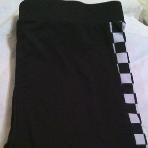 Black and White Checkered Leggings